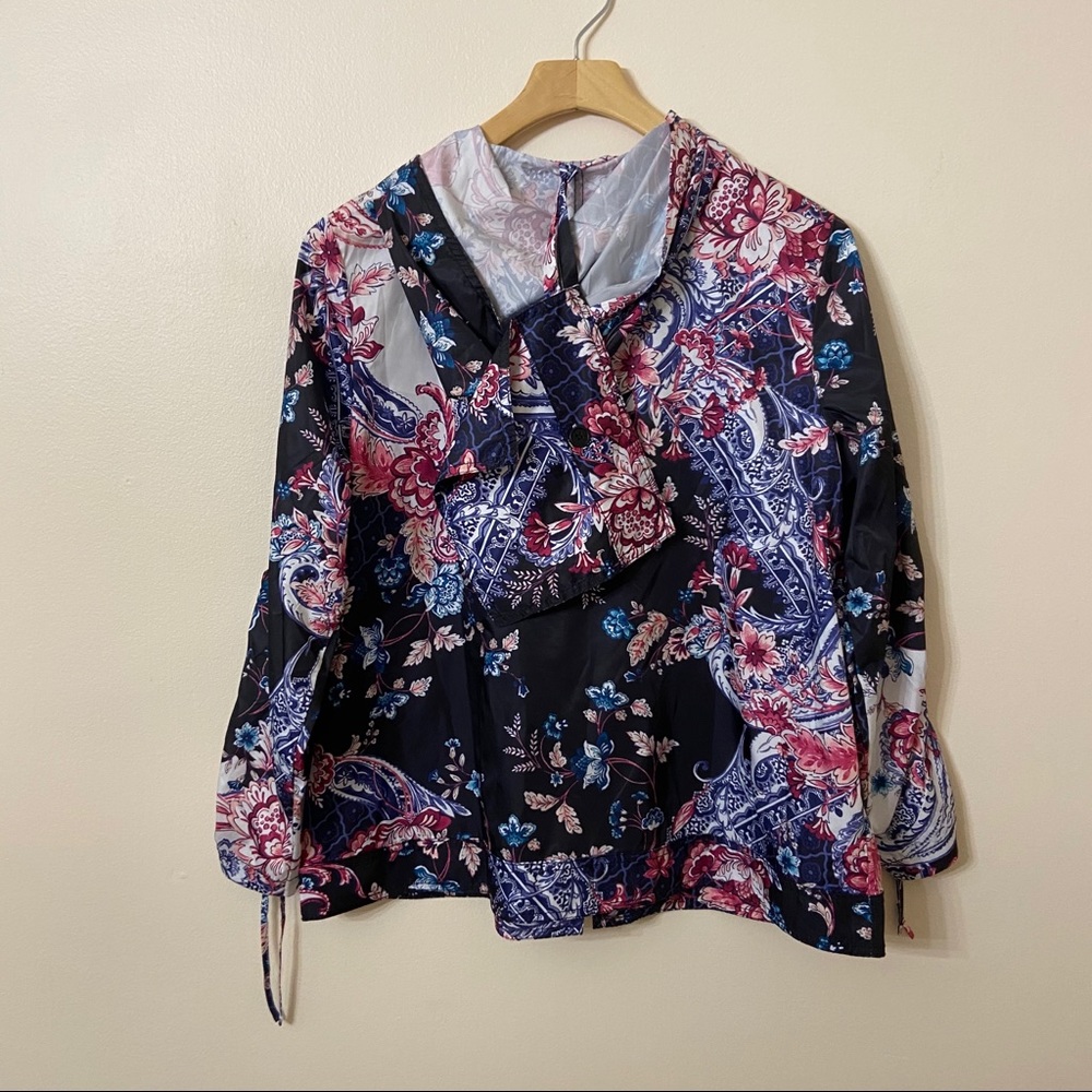 CHICO’S Paisley Packable Jacket 2 Large - Picture 7 of 7